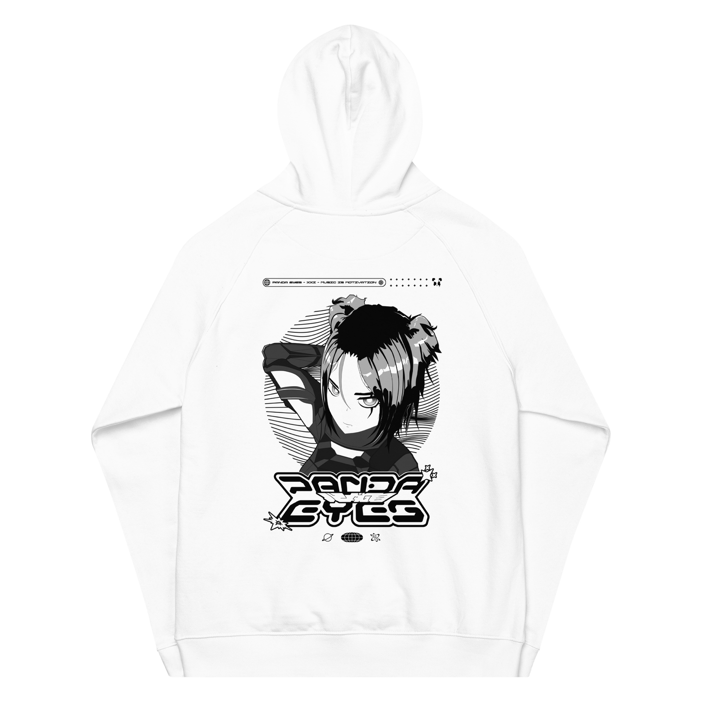 Panda Eyes v3 Hoodie White