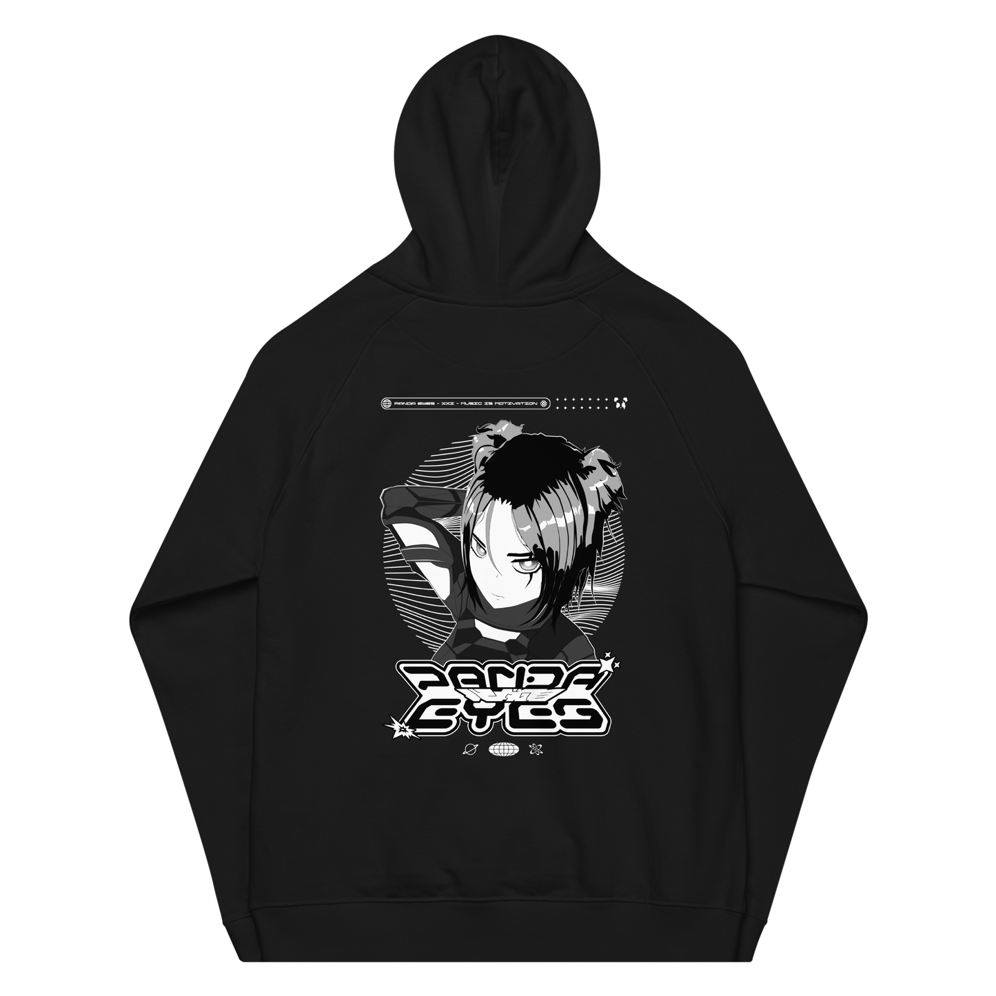 Panda Eyes v3 Hoodie Black